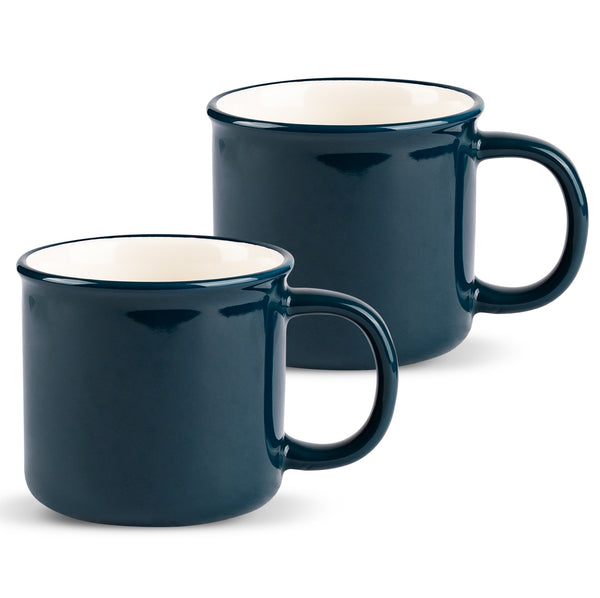 Ceramic Camper Mugs, 14 oz, Set of 2