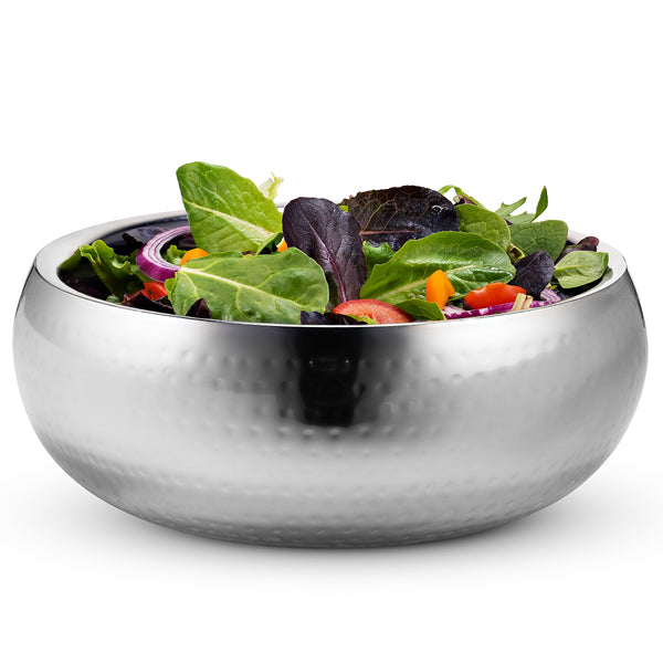 Ello Stainless Steel Salad Bowl 5 cup Peach 1 ct