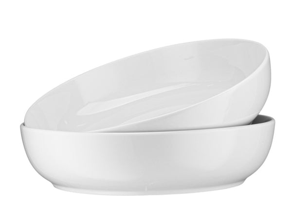 Oval Salad Bowl 72oz in White