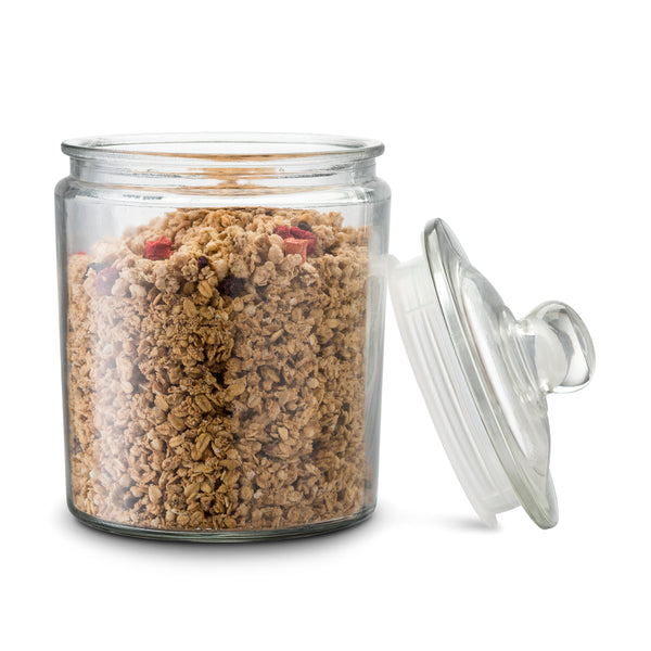 KKC Glass Storage Jars with Airtight Lids,Jar Canister with Wooden Lid –  kkcger