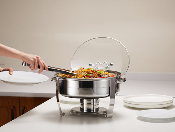 Stainless Steel Chafing Dish, 4.5 qts