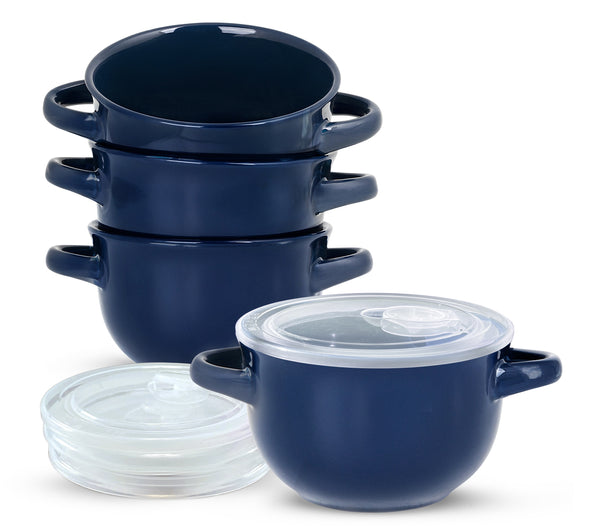 Ceramic Soup Bowls, 18 oz , Set of 4