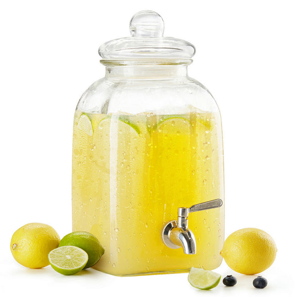 Glass Drink Dispenser, 1.25 Gal