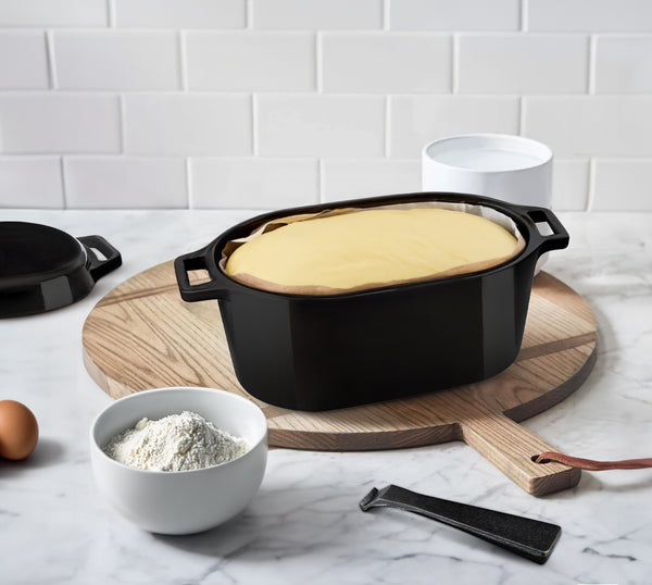 Kook Sourdough Bread Baking Kit with Dutch Oven & Proofing Baskets