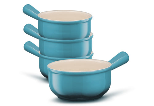 Hokku Designs Soup Bowls Set, Ceramic Soup Crocks Set Of 4