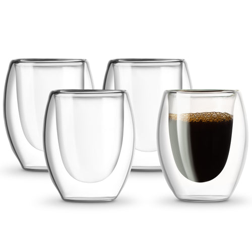 Double Walled Espresso Glasses, Set of 4 – kook