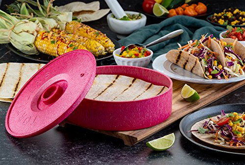 Tortilla Warmer, 8 inch-Serve-Kook-Red-kook