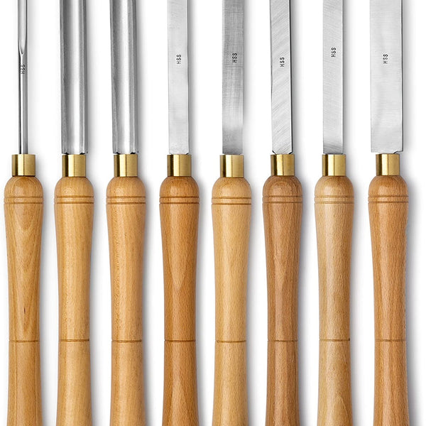 Wood lathe chisel set cheap