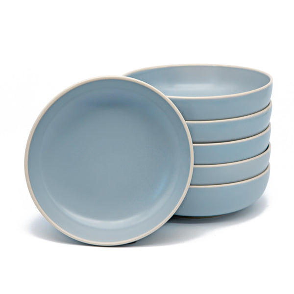 Dinner Bowls, 24 oz, Set of 6, The Hamptons Collection-Dine-Kook-Blue-kook