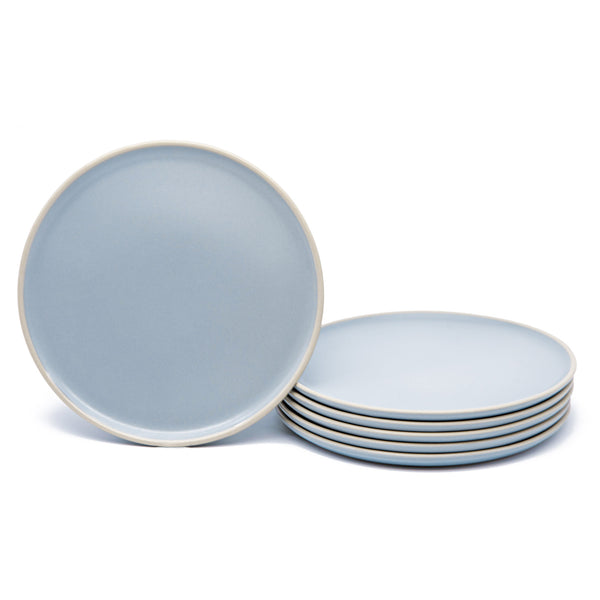 Salad Plates, 8 inch, Set of 6, The Hamptons Collection-Dine-Kook-Blue-kook