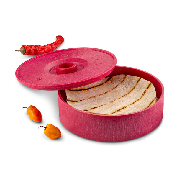 Tortilla Warmer, 8 inch-Serve-Kook-Red-kook
